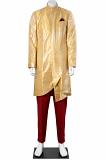 Traditional Indian Sherwani for Men - Gold (S to 3XL)
